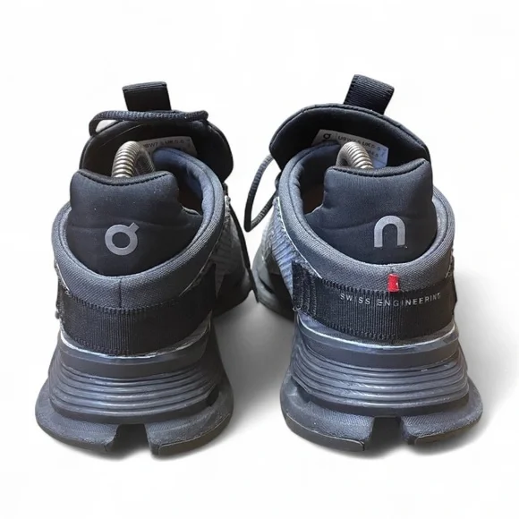 On Cloud Cloudnova Void Eclipse Women's 7.5 Black Gray Running Sneakers Shoes - Picture 4 of 10